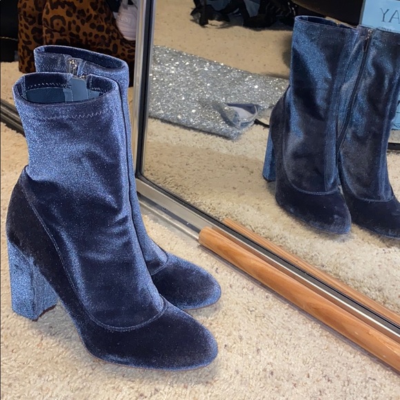 Sam Edelman Shoes - Velvet Blue Booties